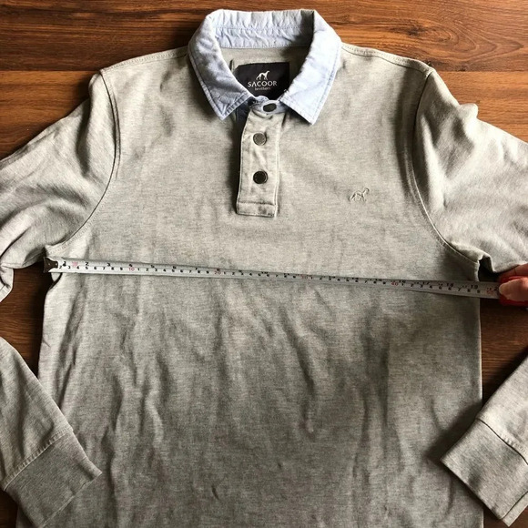 💙 Sacoor Brothers Long Sleeve Shirt 💙 - Picture 5 of 11